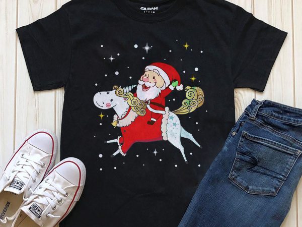 Santa graphic t-shirt designs png for download