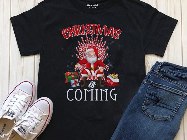 Santa t-shirt design graphic for download png