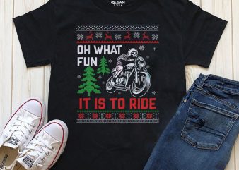Ride Christmas t-shirt design for sale