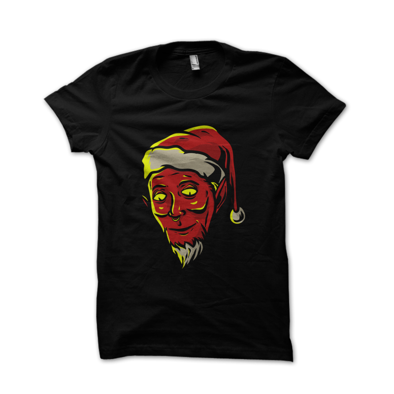 Evil Santa Claus tshirt design for sale