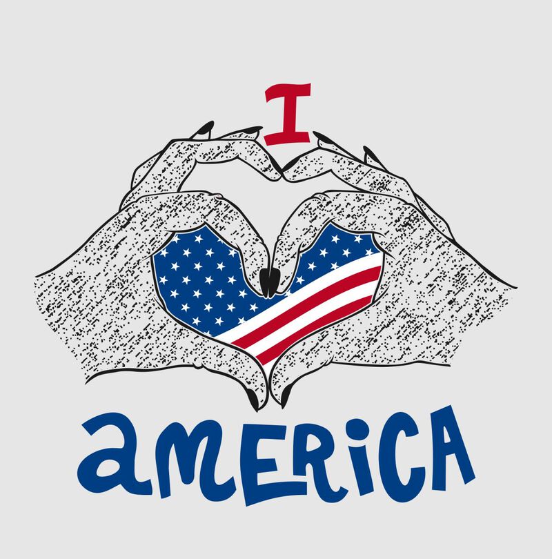 i love america t shirt