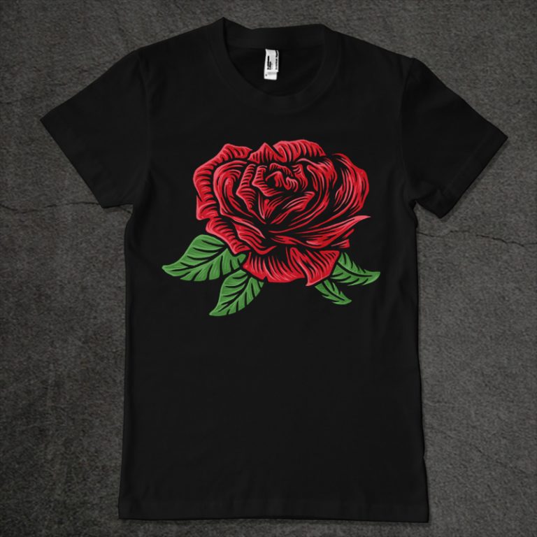 thank you rose shirt