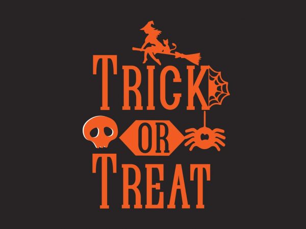 Trick Or Treat t shirt design for purchase - Buy t-shirt designs