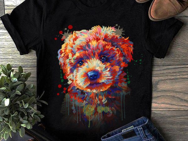 Download Poodle Hand Drawing Dog By Photoshop 17 Buy T Shirt Design For Commercial Use Buy T Shirt Designs