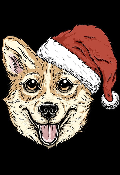 christmas corgi shirt