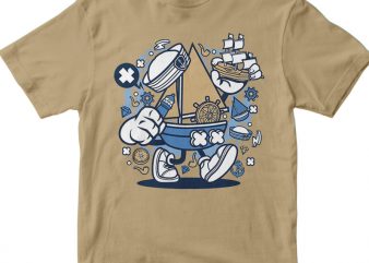 Little Sailor t shirt design for purchase
