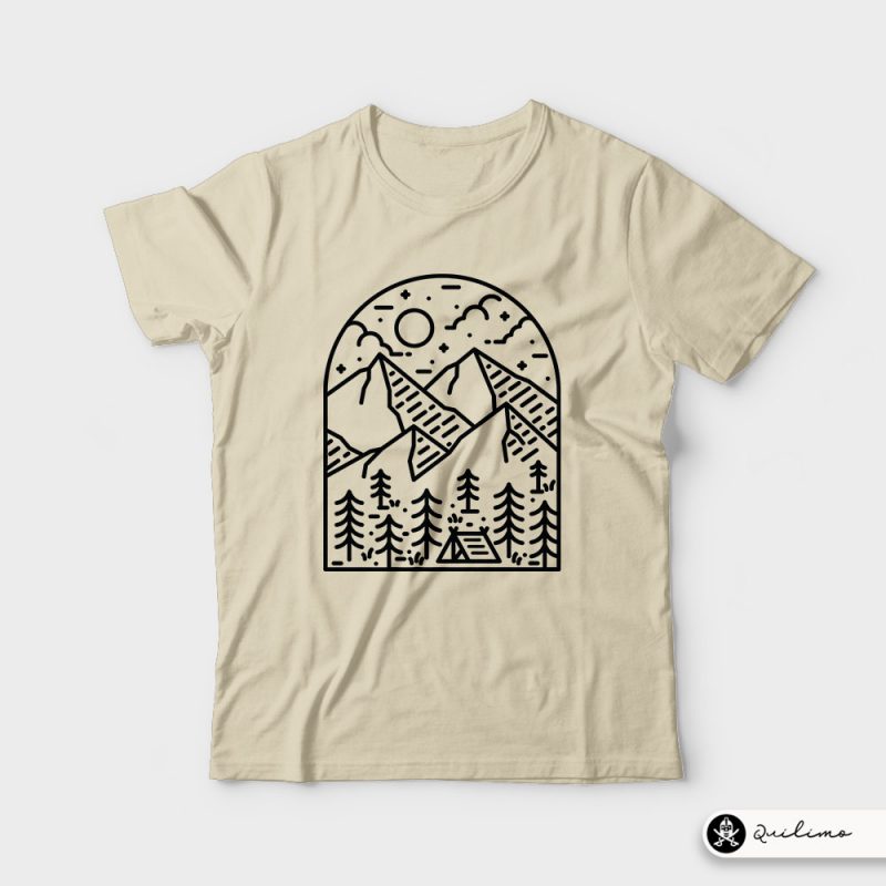 Camping buy t shirt design