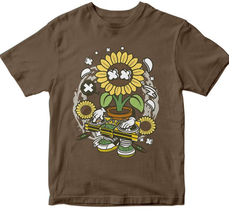 Download Sunflower vector t shirt design artwork - Buy t-shirt designs