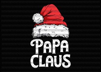 Download Papa Claus svg, png, dxf, eps file print ready vector t ...
