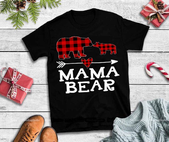Mama Bear buffalosvg,Mama Bear buffalo,Mama Bear svg,Mama Bear design tshirt