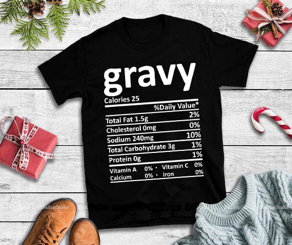 Download Gravy Nutrition Thanksgiving Costume Food Facts svg,Gravy ...
