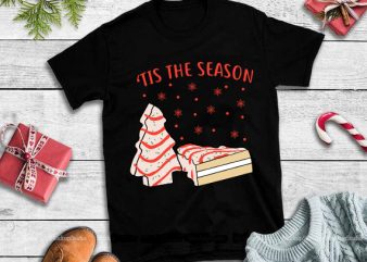 Tis The Season Little Debbie svg,Tis The Season Little Debbie christmas tree cake svg, Tis The Season Little Debbie christmas tree cake design tshirt 2