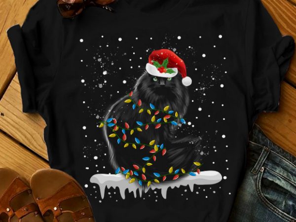 Cat christmas buy t shirt design