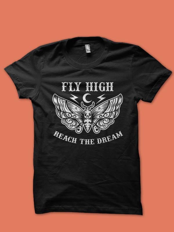 fly high tshirt design - Buy t-shirt designs