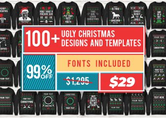 113 Ugly Christmas Templates Designs