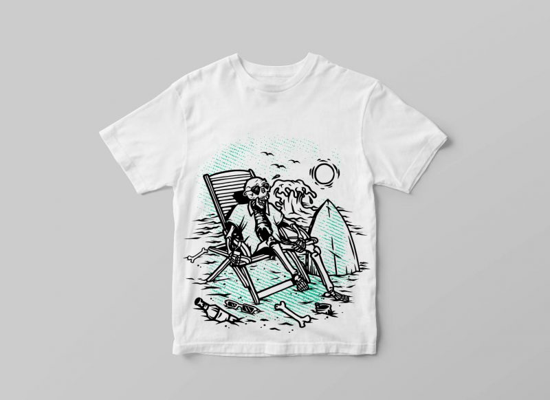 SURF t shirt designs for printify