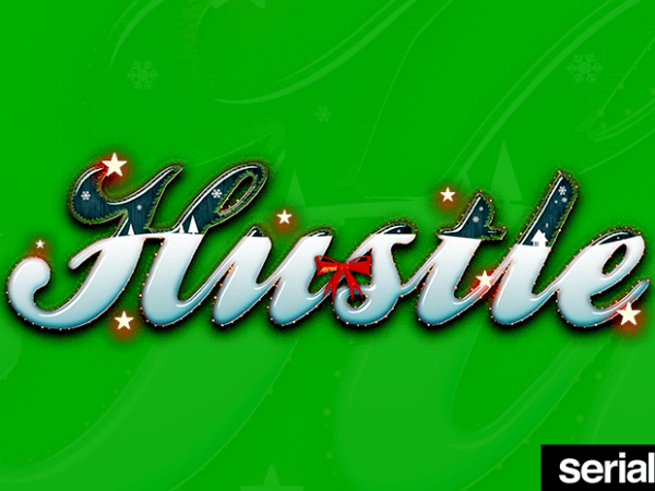 Holiday hustle t-shirt design