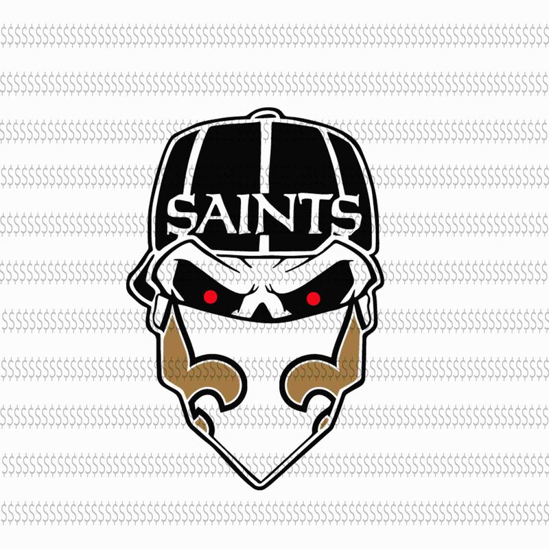 Download Skull new orleans saints svg,New Orleans Saints svg,New ...