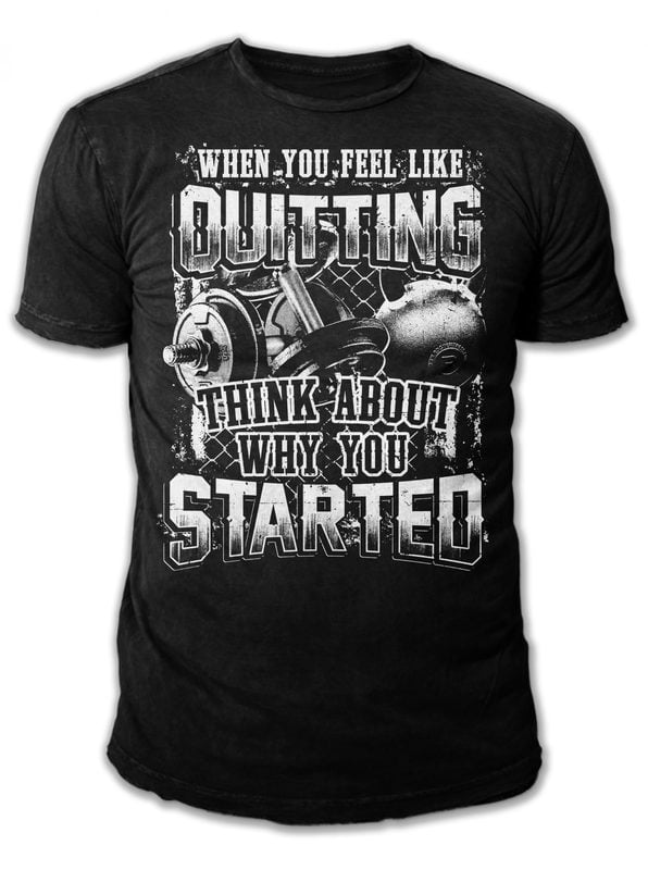 NO QUITTING t shirt design for sale - Buy t-shirt designs