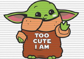 Download To Cute Yoda View Buy T Shirt Designs PSD Mockup Templates