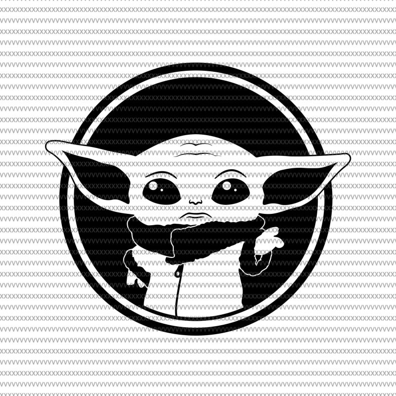 Free Free 305 Baby Yoda Svg Black And White SVG PNG EPS DXF File