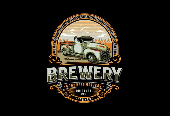 Brewery Vector t-shirt design - Buy t-shirt designs