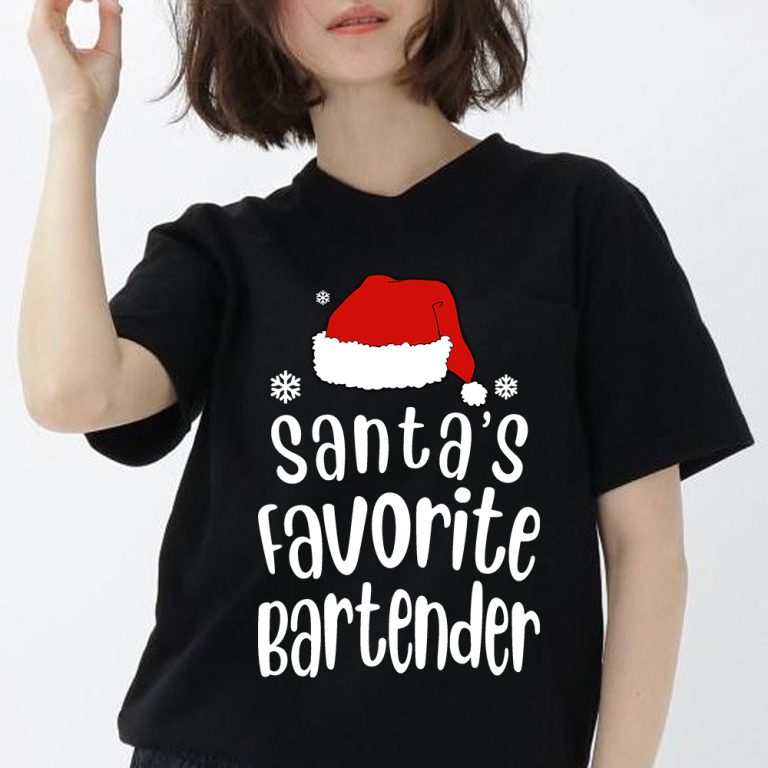 bartender christmas shirt