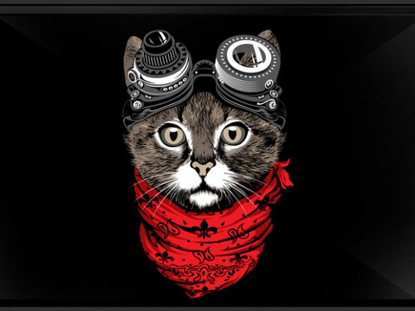 Catpunk t shirt design to buy