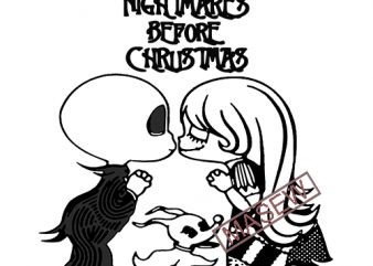 Download Precious Nightmares Before Christmas Jack And Sally Jack Skellington Eps Svg Png Dxf Digital Download Buy T Shirt Design Artwork Buy T Shirt Designs