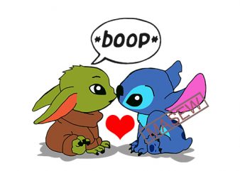 Download Baby Yoda and Stitch from The Mandalorian and Lilo ...