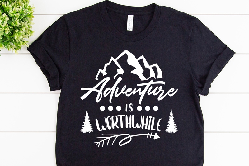 Adventure is worthwhile svg design for adventure tanktop - Buy t-shirt ...