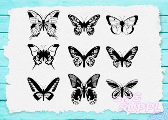 Download Birthday Butterfly Svg Archives Buy T Shirt Designs
