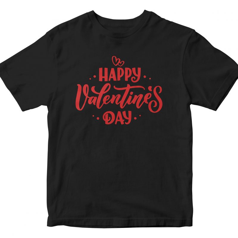 Happy Valentine Day graphic t-shirt design - Buy t-shirt designs
