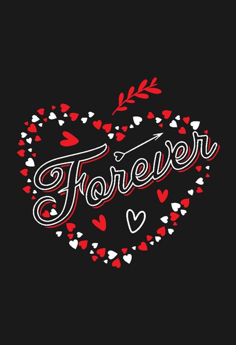 Download Forever Together love couple design t shirt vector ...