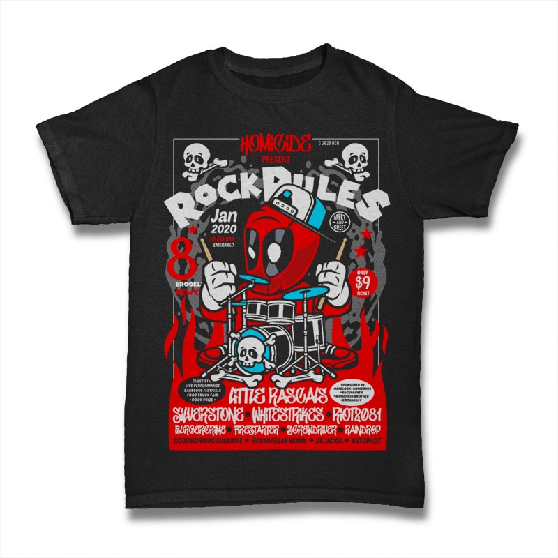 50 Pop Culture Tshirt Designs Bundle #2 tshirt-factory.com