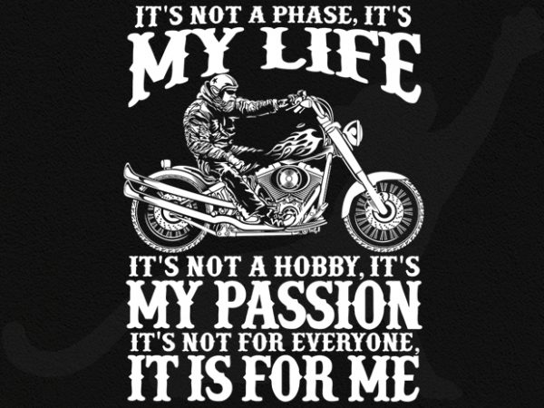 My life print ready shirt design