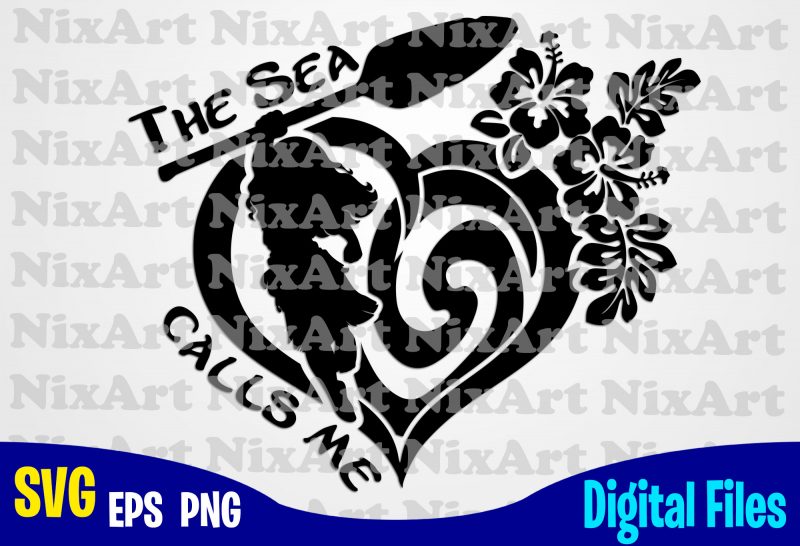 Download The Sea Calls Me Moana Heart Moana Svg Funny Moana Design Svg Eps Png Files For Cutting Machines And Print T Shirt Designs For Sale T Shirt Design Png Buy T Shirt Designs