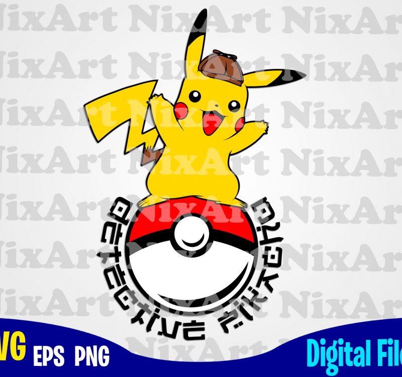 Download Pokemon Svg Pikachu Svg Detective Pikachu Svg Eps Png Files For Cutting Machines And Print T Shirt Designs For Sale Buy T Shirt Designs 3D SVG Files Ideas | SVG, Paper Crafts, SVG File