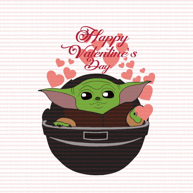 Download Valentine Card Design: Baby Yoda Valentine