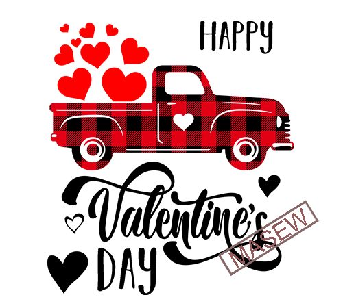 Download Happy Valentine S Day Truck Heart Valentine Buffalo Funny Love Eps Svg Png Dxf Digital Download Vector T Shirt Design Buy T Shirt Designs