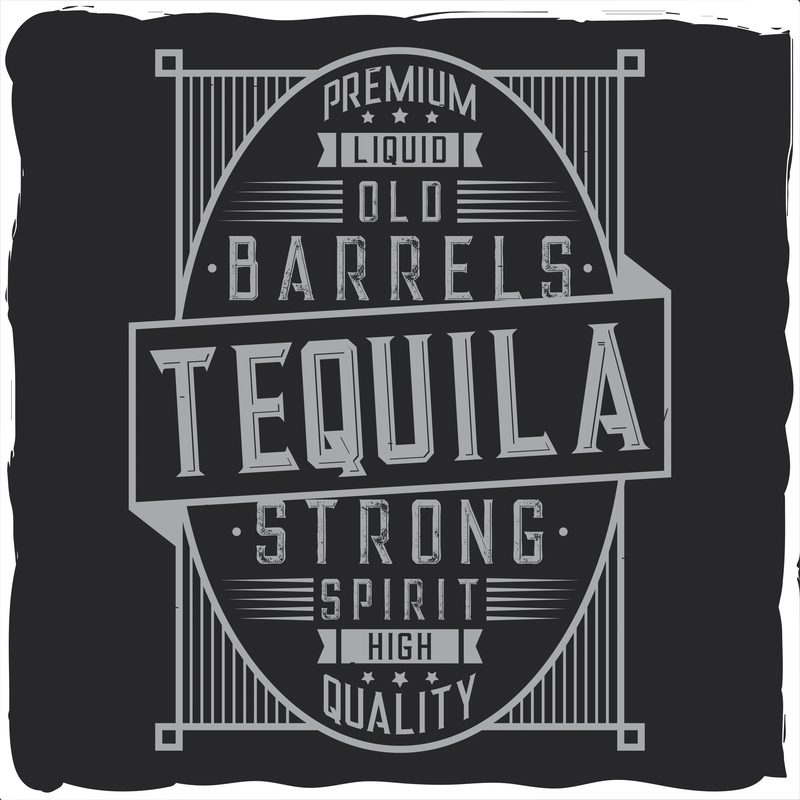 Tequila label design - Buy t-shirt designs