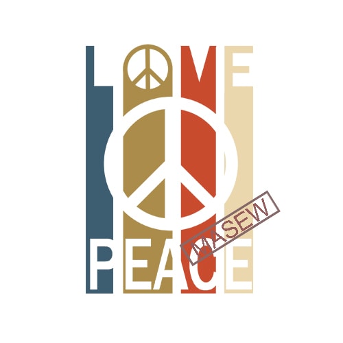 Love Peace SVG Files, Love Peace SVG, Hippie SVg, vintage, Peace svg ...