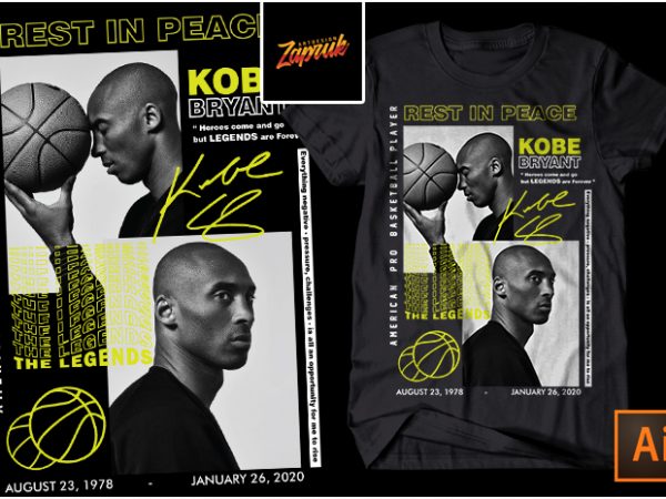 kobe t shirt design