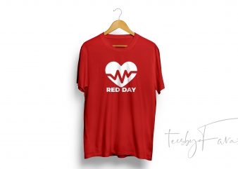 RED Day T-Shirt Design