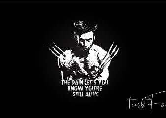 X Men Wolverine T shirt Design t-shirt design png