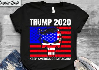 Trump 2020, buy t shirt design artwork, t shirt design to buy, vector T-shirt Design, American election 2020.