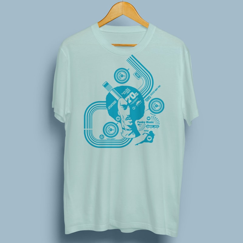 70S t-shirt design png