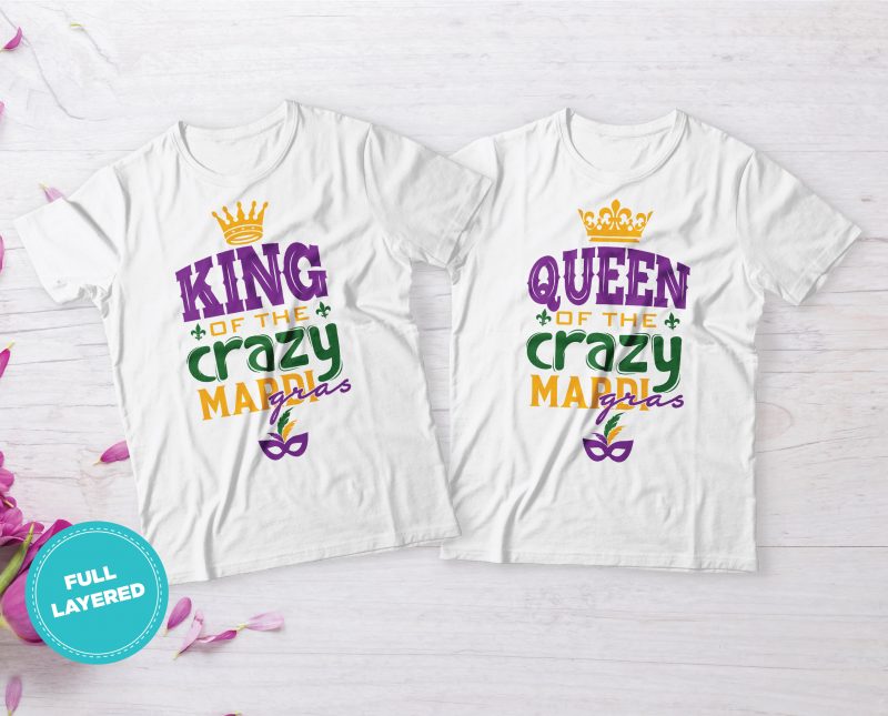 Mardi Gras Bundle SVG, PNG, EPS, Jpeg, Dxf, Pdf, Clipboard for print or cut Cameo and Cricut buy t shirt design