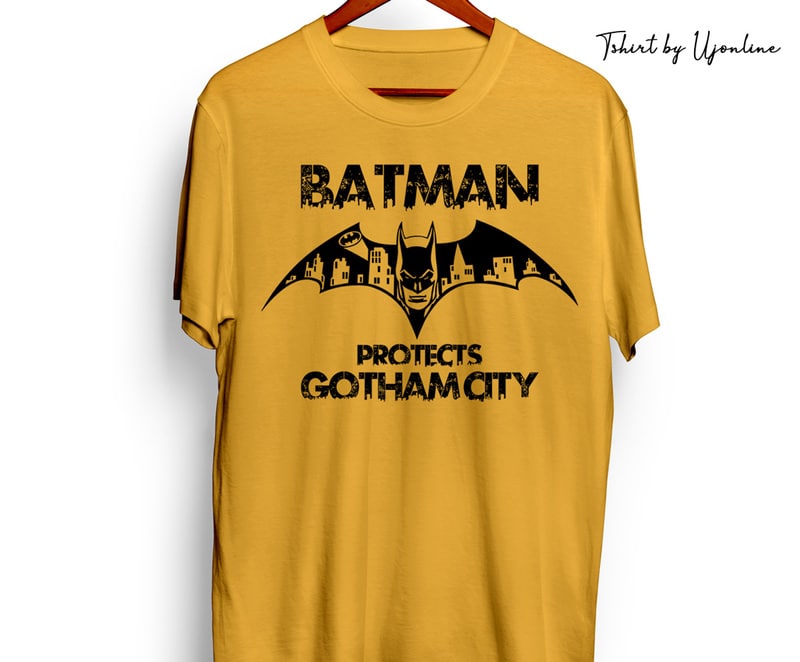 Batman-Protects-Gotham-City t shirt design for sale - Buy t-shirt
