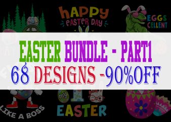 Easter Bundle – Part 1 – 68 Designs